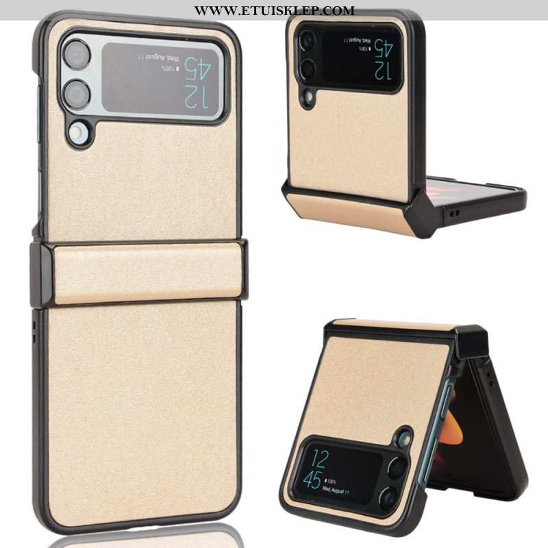 Etui do Samsung Galaxy Z Flip 4 Etui Folio Tekstura Z Efektem Matowym